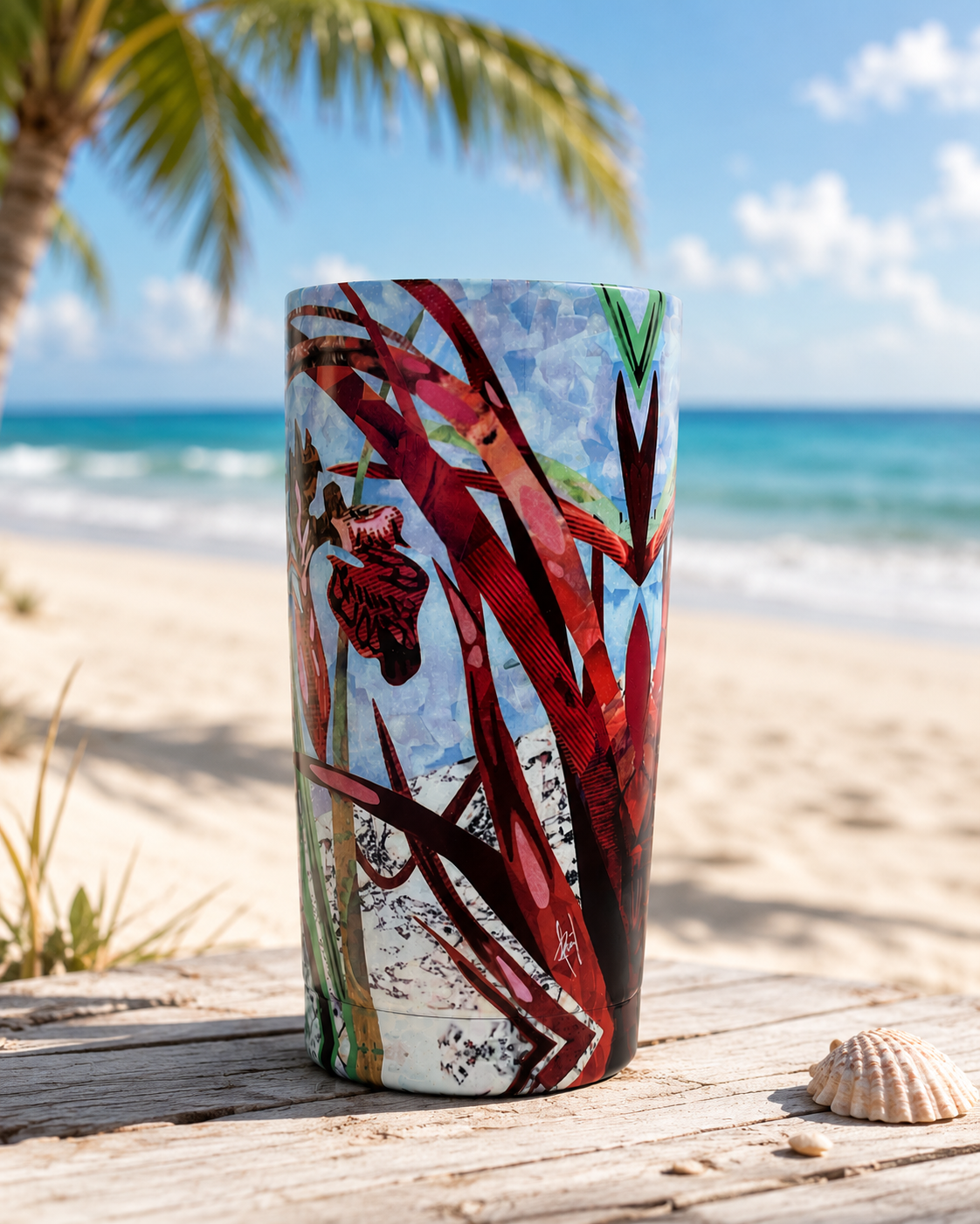Flowers - Tumbler insulated 20 Oz
