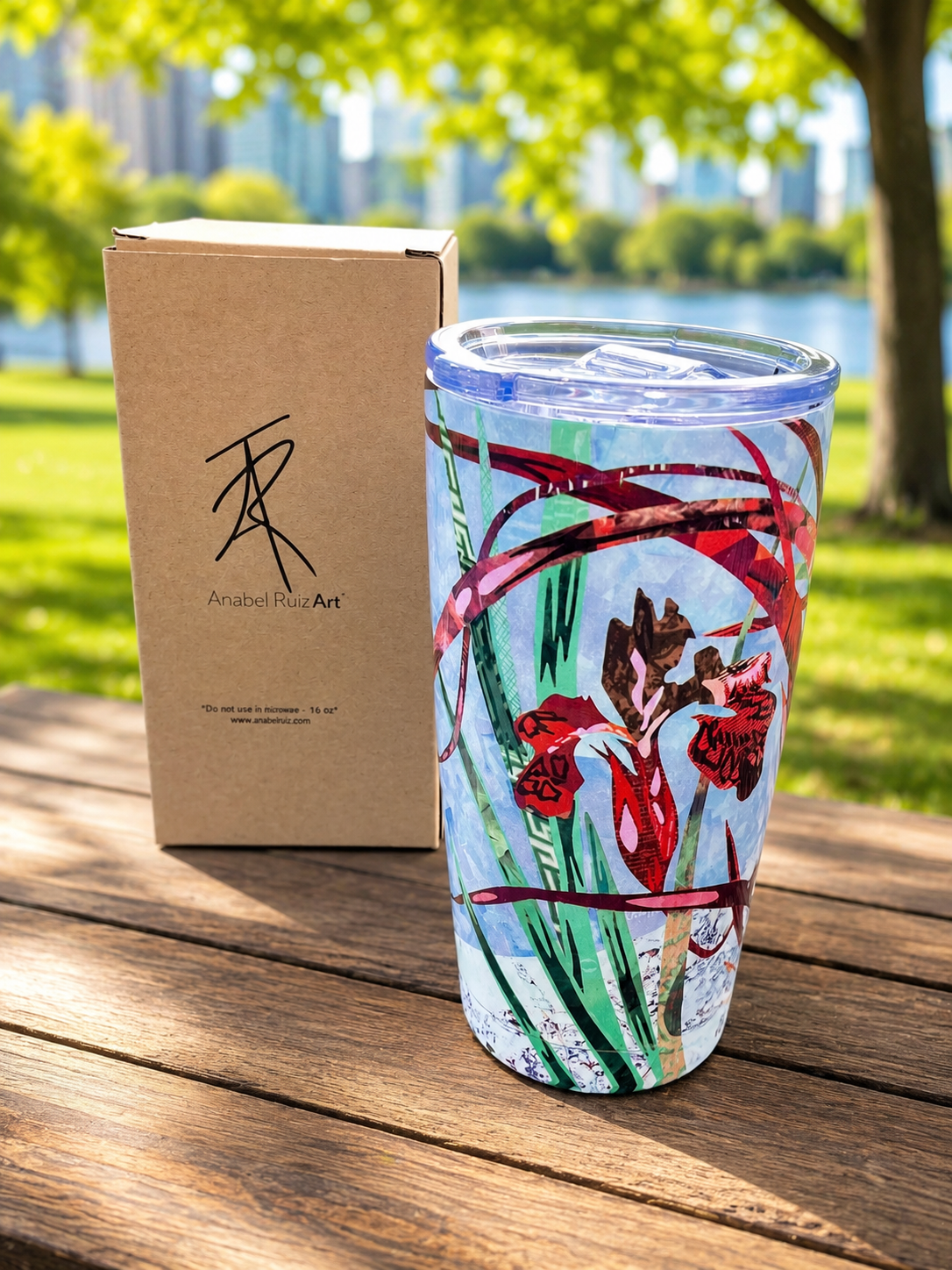 Flowers - Tumbler insulated 20 Oz