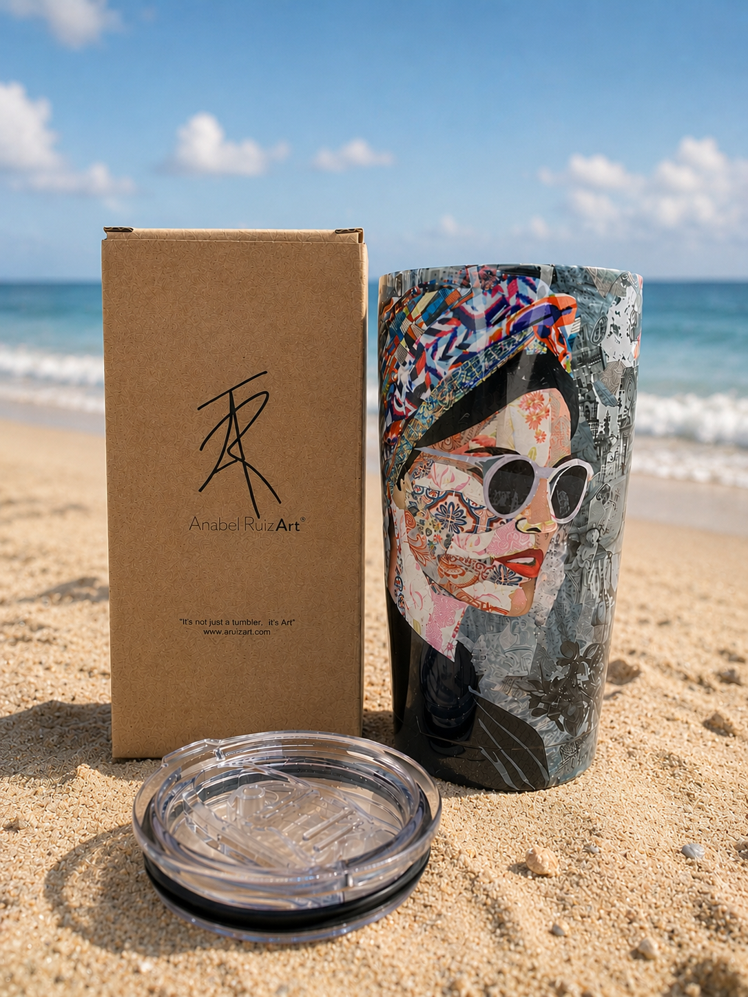 Aida on Silver - Tumbler Insulated 20 Oz