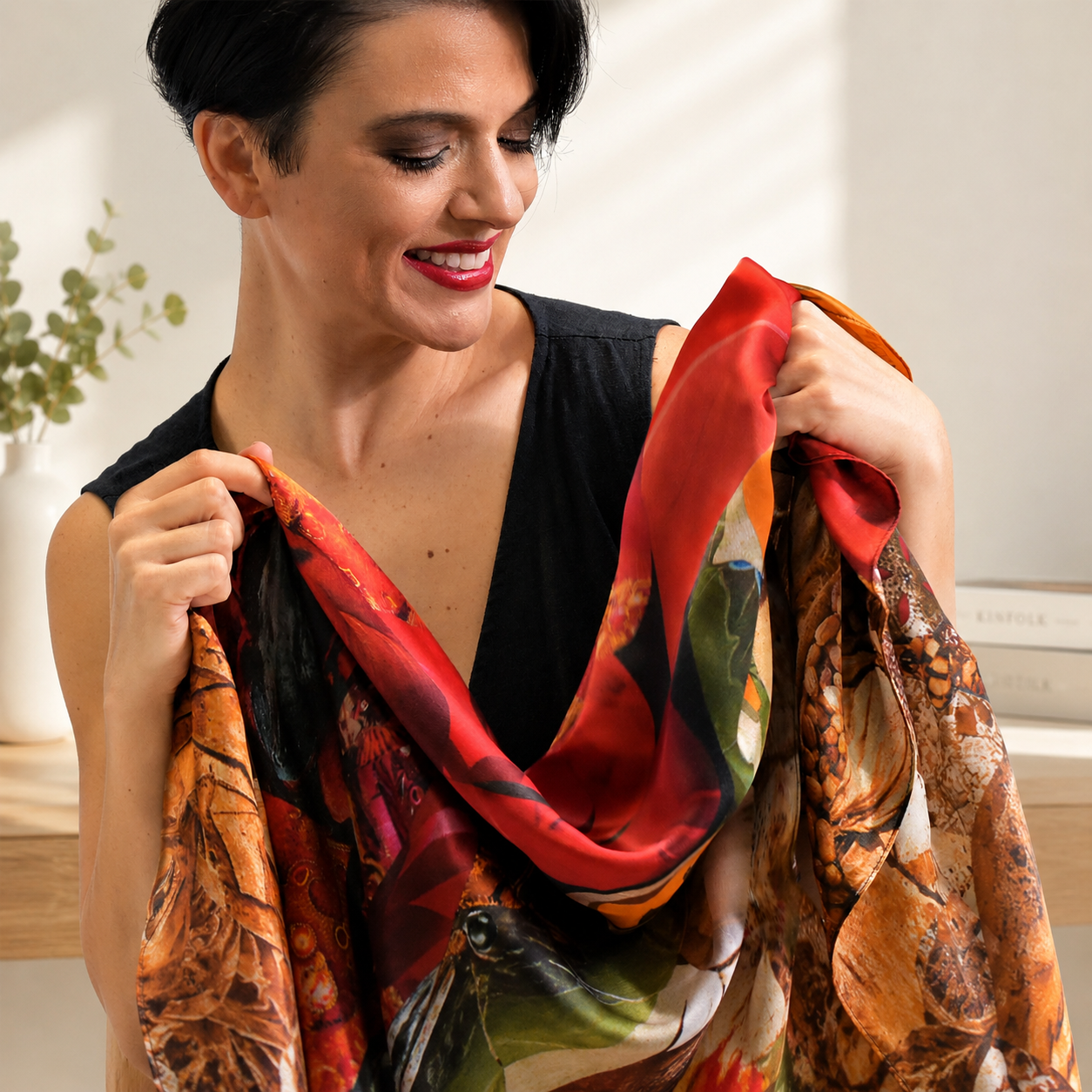 Africa - Scarf Silk 100%