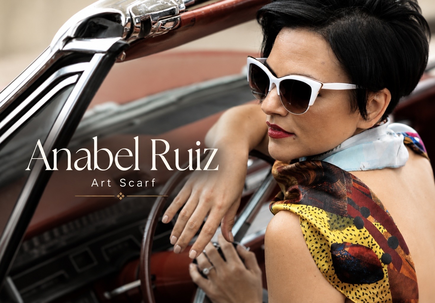 Habanera II - Scarf 100% Silk