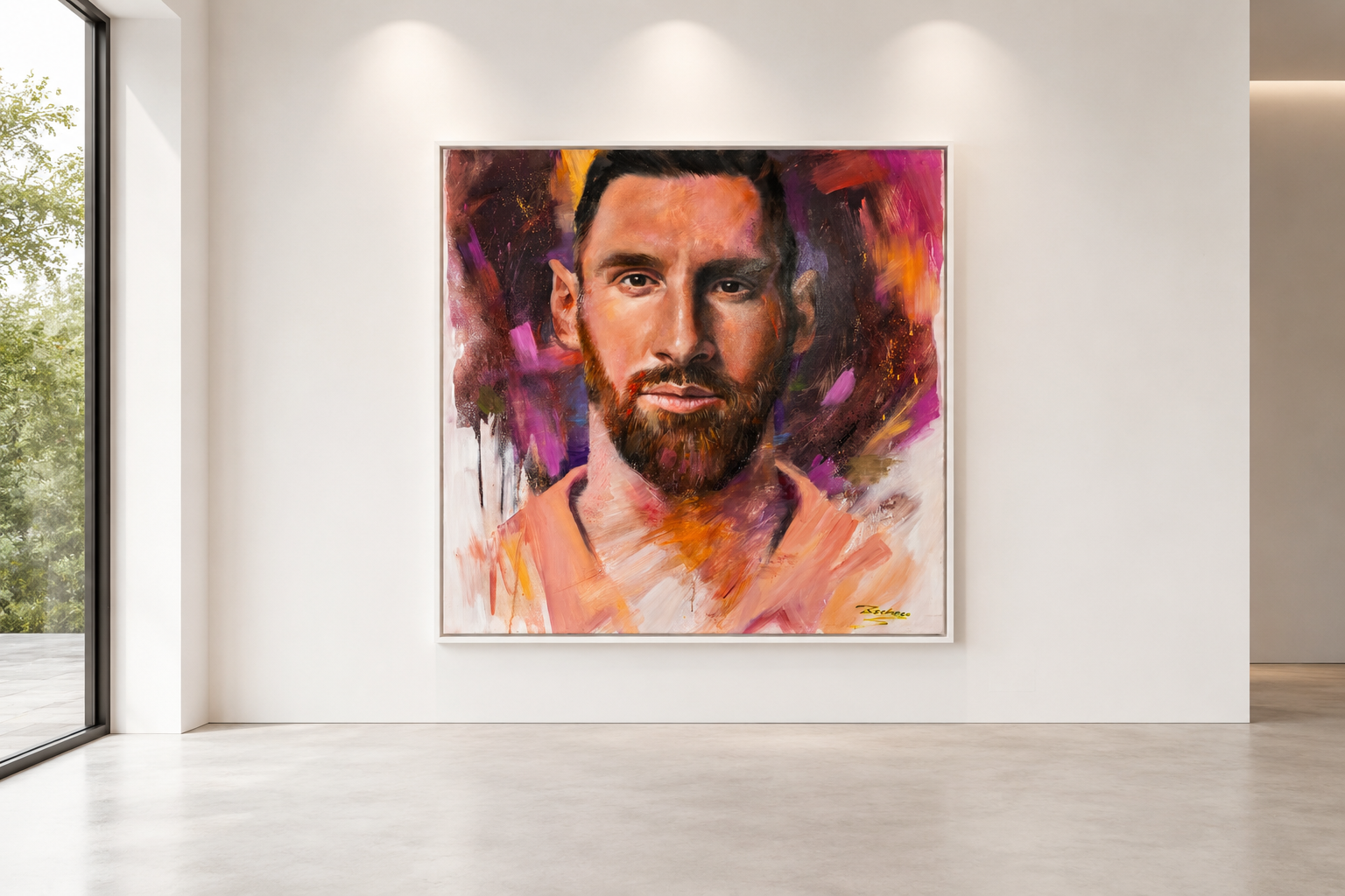 Messi in Pink